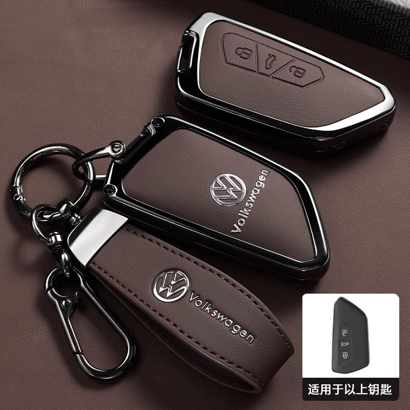 T26Alloy Car Remote Key Case Cover Protector Shell Bag for VW Volkswagen ID.3 ID.4 Golf 8 2022 2023 MK8 Auto Keychain Accessories