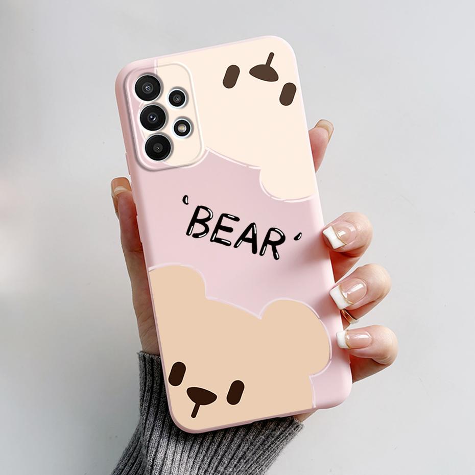 For Samsung Galaxy A53 5G Case Cover SM-A536B Stylish Painted Silicone Soft Protector Cover For Samsung A23 A33 A73 5G A 53 Capa
