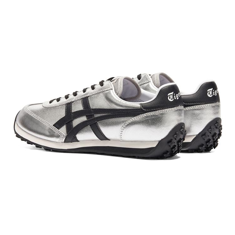 ONITSUKA TIGER Edr 78 Устойчивые к истиранию Низкие Повседневные Кроссовки Унисекс Серебристо-Черные 1183C530-020