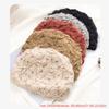 Handmade Crochet Beanie Solid Color Hollow Out Skull Cap Casual Knitted Hat