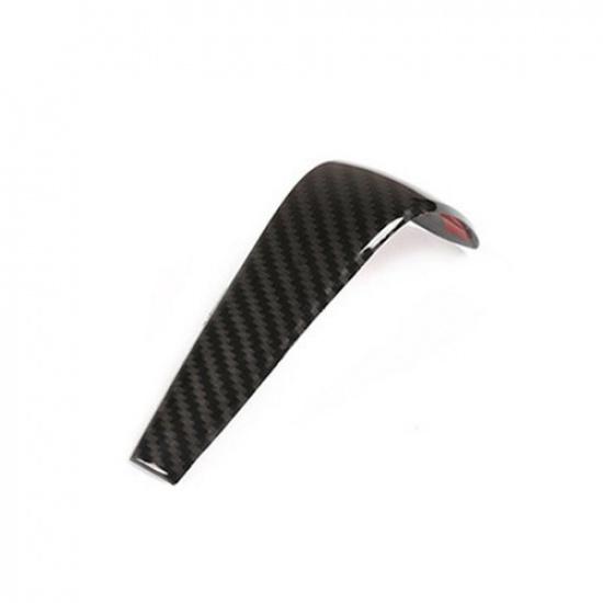 Black ABS Carbon Fiber Shift Gear Knob Cover For BMW E81 E82 E87 E90 E92 E93 F01
