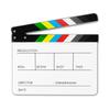 Film Clapper Board Acrylic Dry Erase Slate Colorful Director Video Scene Clapboard Cut Prop Whiteboard Marker Filming Tool