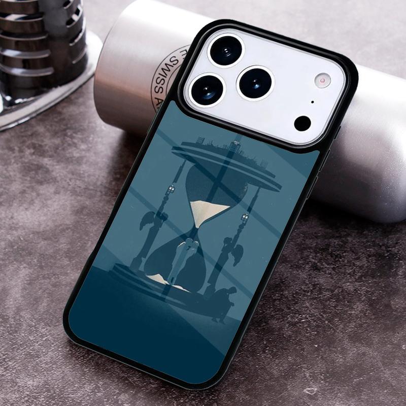 Hourglass Phone Case for iPhone 17 16 15 Pro Max Air 14 13 12 11 Plus Shockproof Cover