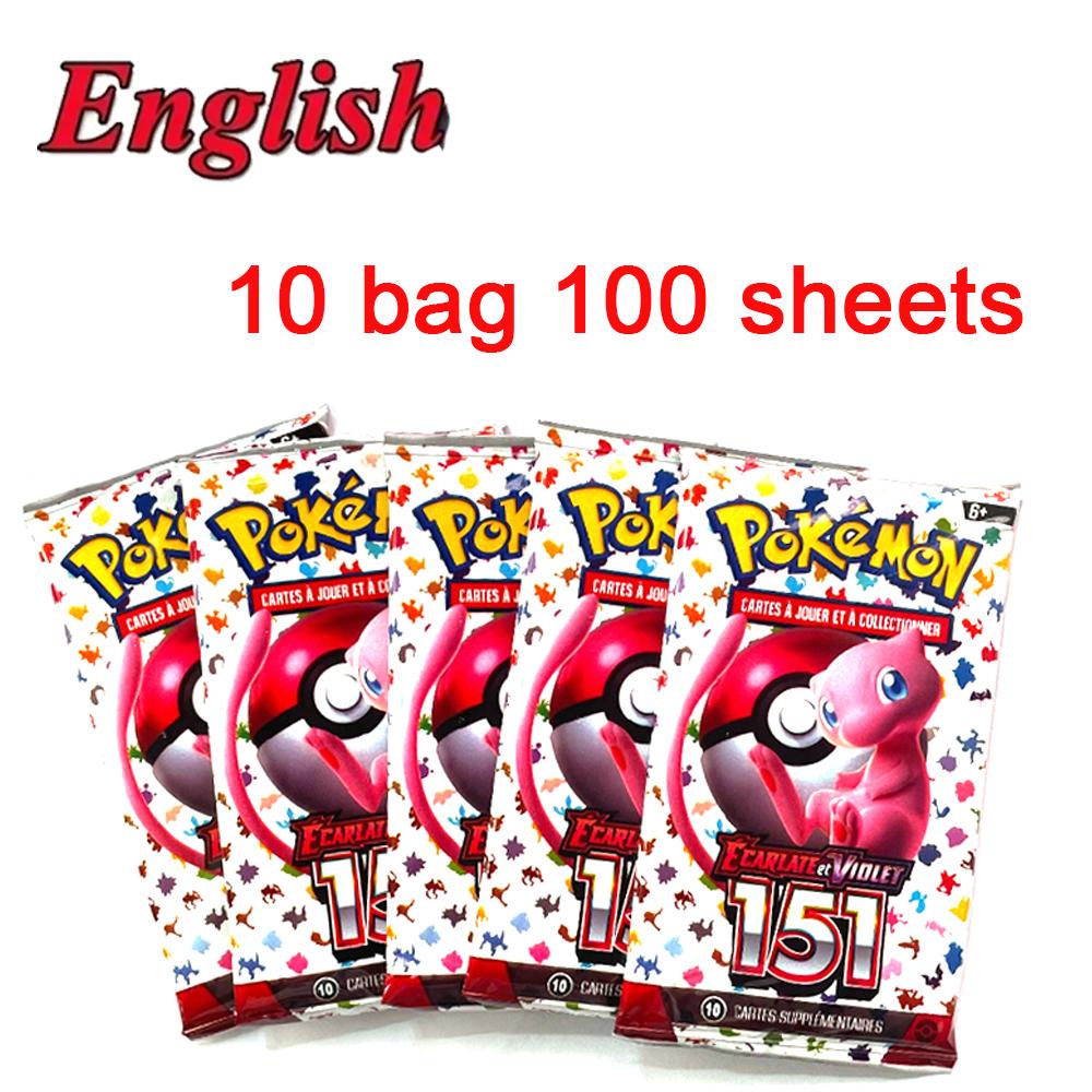 Набор из 42 карточек покемонов MEGA EVOLUTION для игр и сражений, Lost Origin Pokemons Box с изображением Пикачу из аниме, коллекционные карточки с покемонами, разработанные для детей.