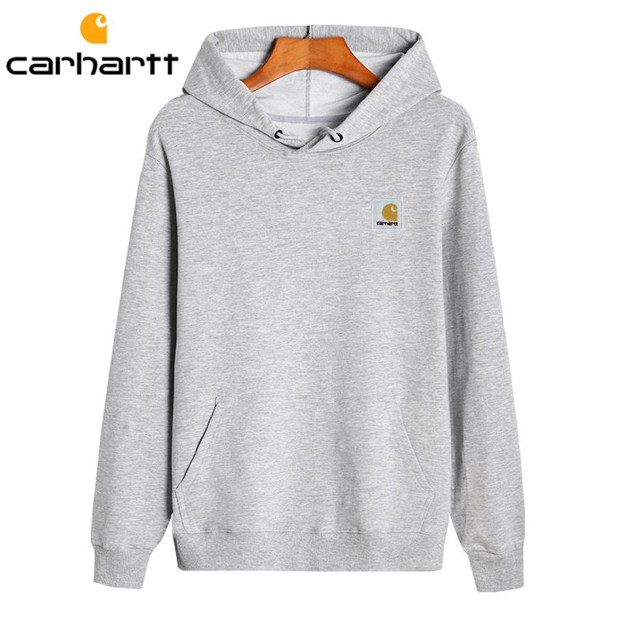 carhartt 2025 New Spring and Autumn Plus-size Thin Style Cloth Sticker Logo Cotton Hooded Couple Hoodie