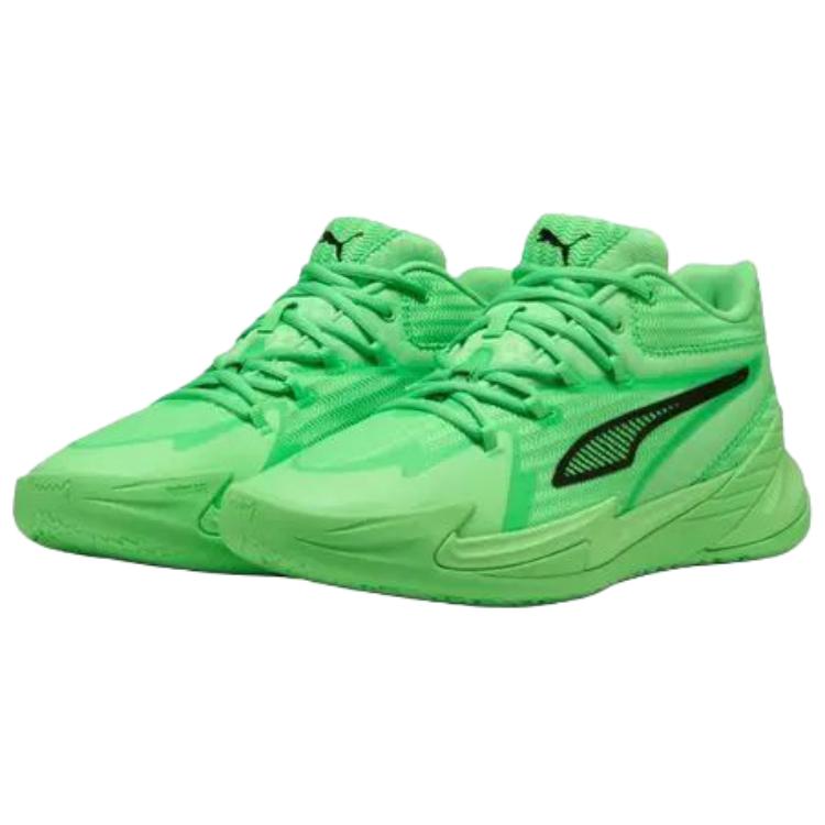 Puma Dagger Versatile Comfortable Non-Slip Durable Mid-Top Basketball Shoes Unisex Sneakers Green 311353-04