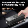 Portable Tire Inflator - USB and Battery Powered Air Compressor for Cars, Motorcycles and Bicycles with Digital Display
