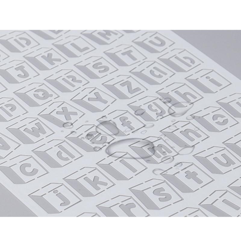 20 шт. Полые трафареты с буквами/цифрами для граффити, трафарет с алфавитом, пластиковые трафареты с буквами, трафарет для каллиграфии