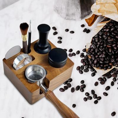 Портативная подставка для коврика для тамперной станции для эспрессо, портативный держатель для бара и офиса