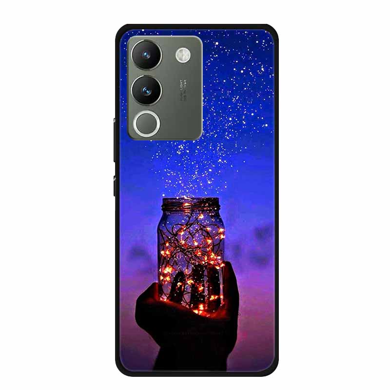 Чехол для Vivo V30 Lite Роскошный Мягкий Силиконовый TPU Чехол для Телефона Для Vivo V30Lite 6.67" Ударопрочный vivo V29e Защитный Fundas