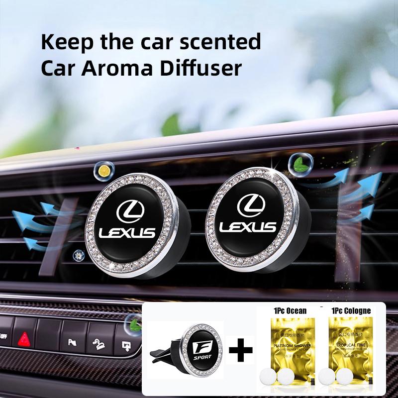 1Pcs Air Outlet Aromatherapy Clip Car Solid Perfume Freshener For Lexus F SPORT GX460 Ct200h IS250 ES 220D IS200 Fsport GS GX IS