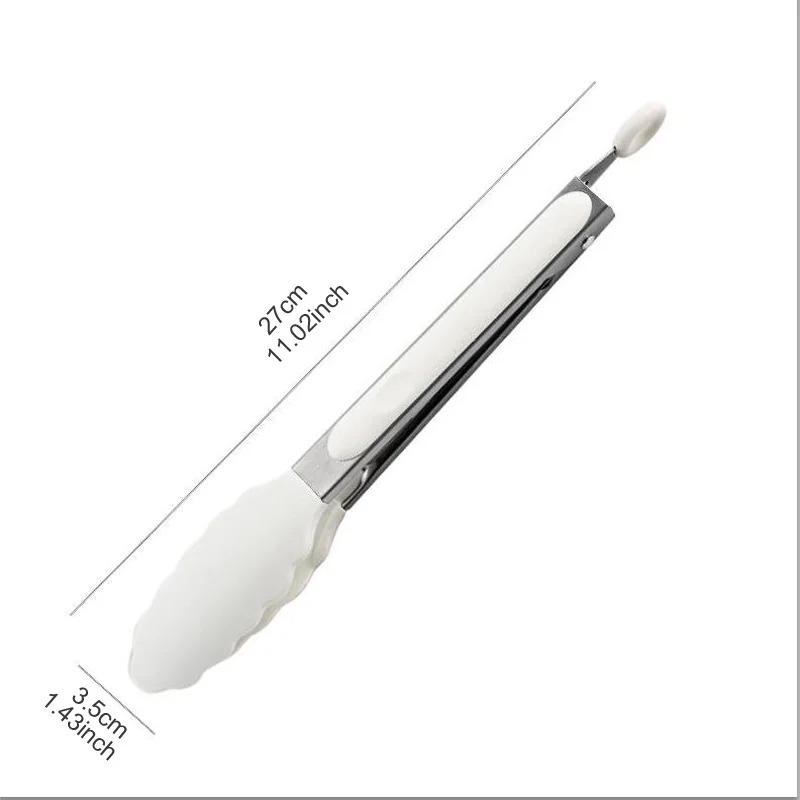 Non-Slip Stainless Steel Food Tongs Meat Salad Bread Serving Clip Barbecue Grill Buffet Clamp Cooking Tools Kitchen Accessories