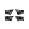 Real Carbon Fiber Inner Door Bowl Cover Trim 4PCS Fit For Ford Edge 2015-