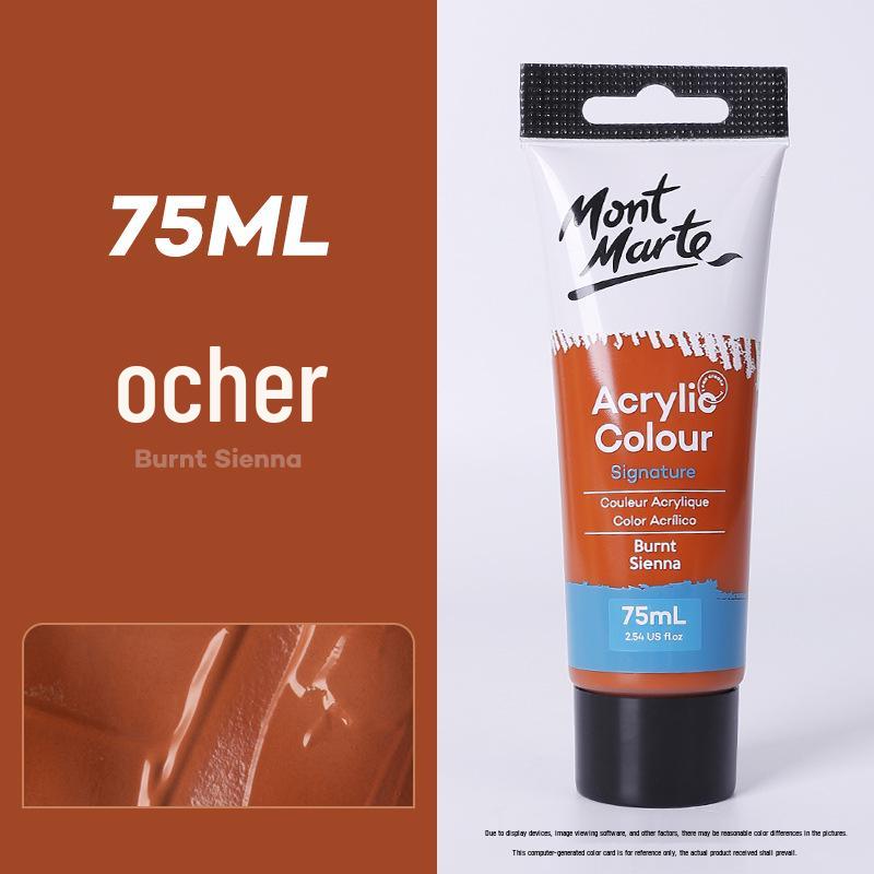 Montmartre 75ml Waterproof Non-Fading Acrylic Paint Set: Perfect for Children’s Textiles and Art Projects, Sunscreen Formula