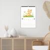1pc, 2026 Cartoon Cute Cat Theme Calendar, 12 Different Designs, Wall Calendar, Birthday, Christmas, New Year Gift, US Standard