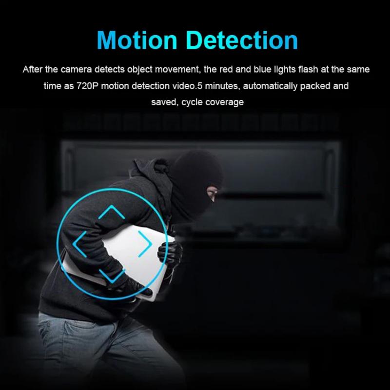 Камера HD 1080P, Беспроводная WiFi камера видеонаблюдения, Функция ночного видения, Дистанционное управление, Видеорегистратор для умного дома