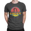 Mens DADDY Sons First Hero T-Shirt Eco Friendly Christmas Gift Father