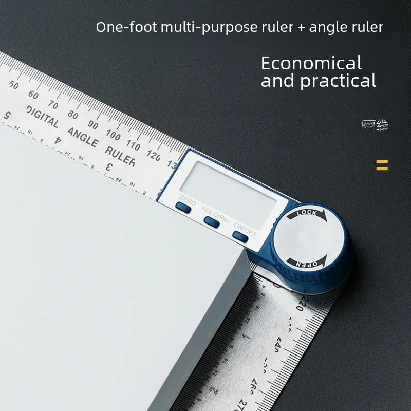 Цифровой угломер-транспортир 360 градусов для деревообработки с АБС-пластиком и многофункциональным дисплеем