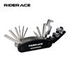 16 In1 Bycicle Repair Tool Kit Mini Fold Repair Tool Kit Multi-Function Hex Wrench Nut Tire Repair Bike Hex Allen Key Screwdriver