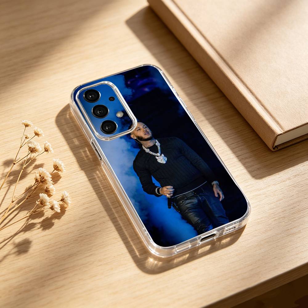 Rapper R-Roa Singer phone Case For Samsung S25,24,21,22,23,30,Ultra,20,Plus,Fe,Lite,Note Transparent Cover