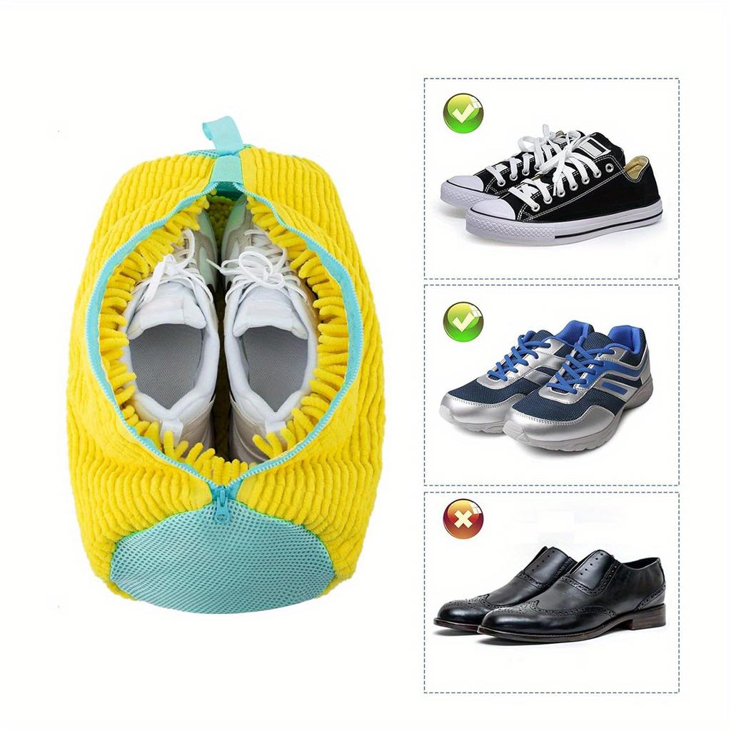 1/2Pc Shoe Washing Bag Cotton Laundry Bag Zippers Closure Shoe Cleaning Bag Laundry Bag Drying Bags shoe bag