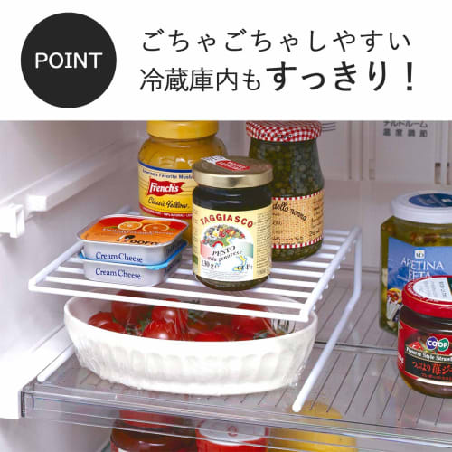 Shimomura Kihan Dish Rack, Set of 4 [Made In Japan], Under-Sink Storage, Dish Shelf, Space-Efficient, Stackable, Dishes, Mugs, Storage, Refrigerator,