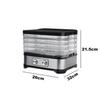 5 Trays Electric Timer Food Dehydrator Fruit Vegetable Beef Meat Dryer Fish Meat Fruit Drying Machine 5 Layers