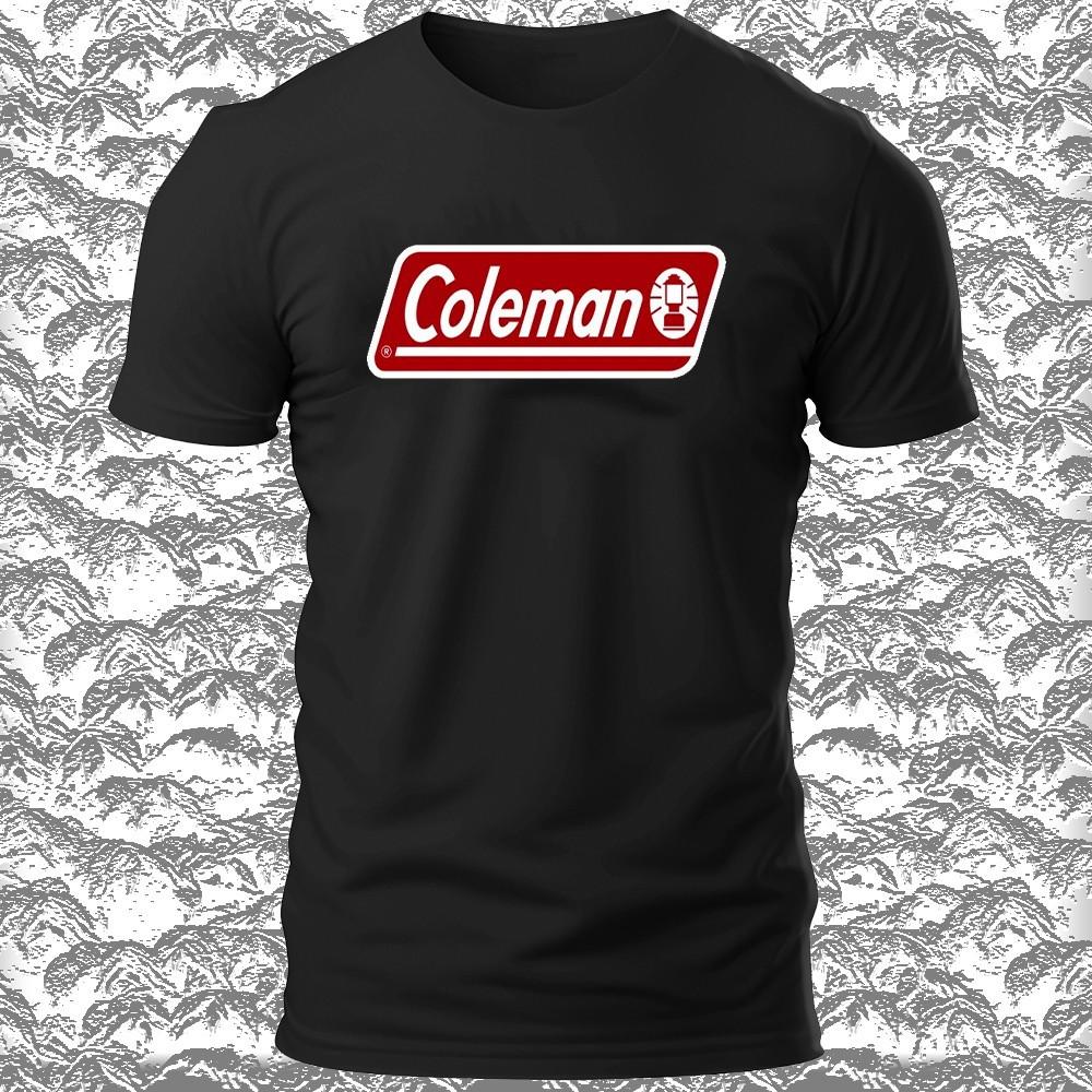 Новая мужская футболка Coleman с забавным логотипом, размер S-5XL, сделано в США, унисекс