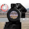 1 Set Red Dot Sight with 2 MOA and 9 Brightness Settings Shockproof Aluminum Body Coated Lens Reflex Sight with 20mm Rail