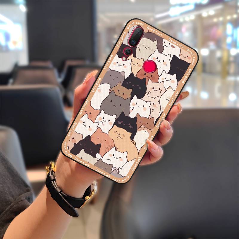 Ударопрочный TPU чехол для телефона Huawei Nova 4, модный дизайн, мультяшный, противоударный, полное покрытие, милый, грязеотталкивающий