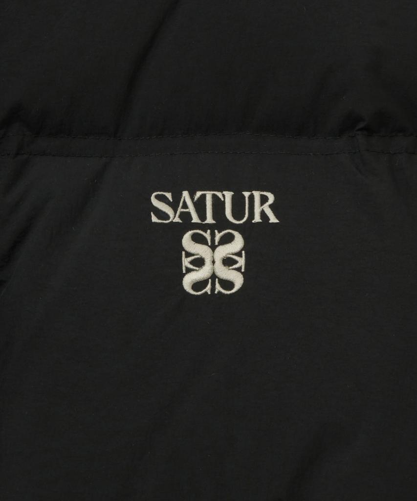 Satur Lauren Puffer Duck Down Padded Jacket Black