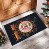 Union Berlin FC Printed Crystal Velvet Rug Non‑Slip Crystal Velvet Carpet For Sofa Bedroom Indoor Home Decoration