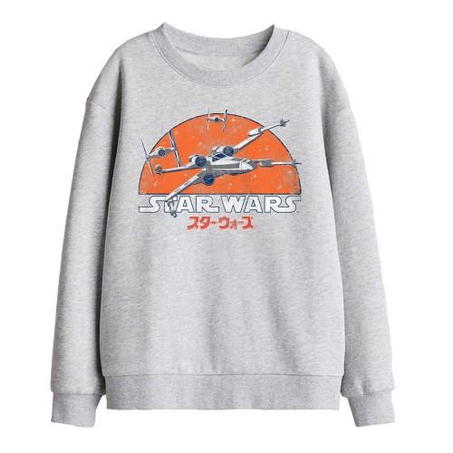 Star Wars Childrens/Kids X-Wing Fighter Tie Fighter Sweatshirt