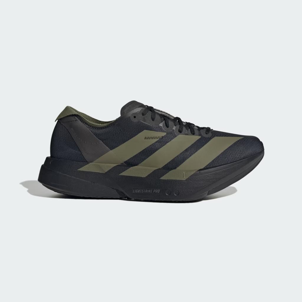 JP6314 Adidas Adios Pro Марафонский гонщик Основной черный Фокусный оливковый (Мужской)