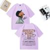 Chris Brown Tour Breezy Bowl XX Graphics TShirt Hip Hop Short Sleeve tshirts Vintage Unisex WOMEN plus size tops Cotton T Shirt