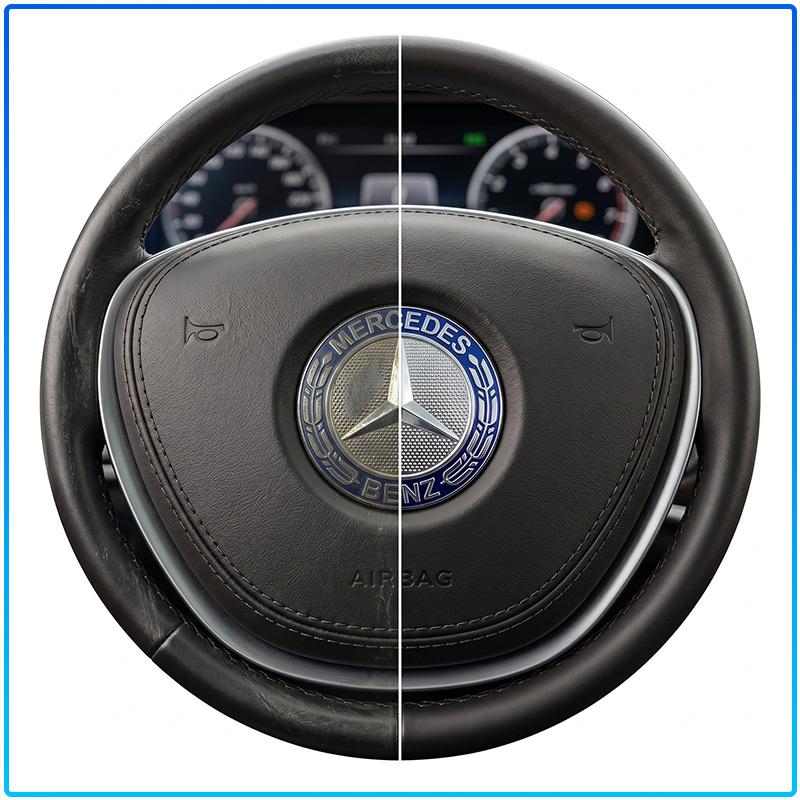 Для Mercedes Benz AMG A B C E G R S CLA CLK Класса GLA GLC GLE GLK C200 C200L C230 C240 Автомобильный Руль Наклейка Значок Декор Автоаксессуары