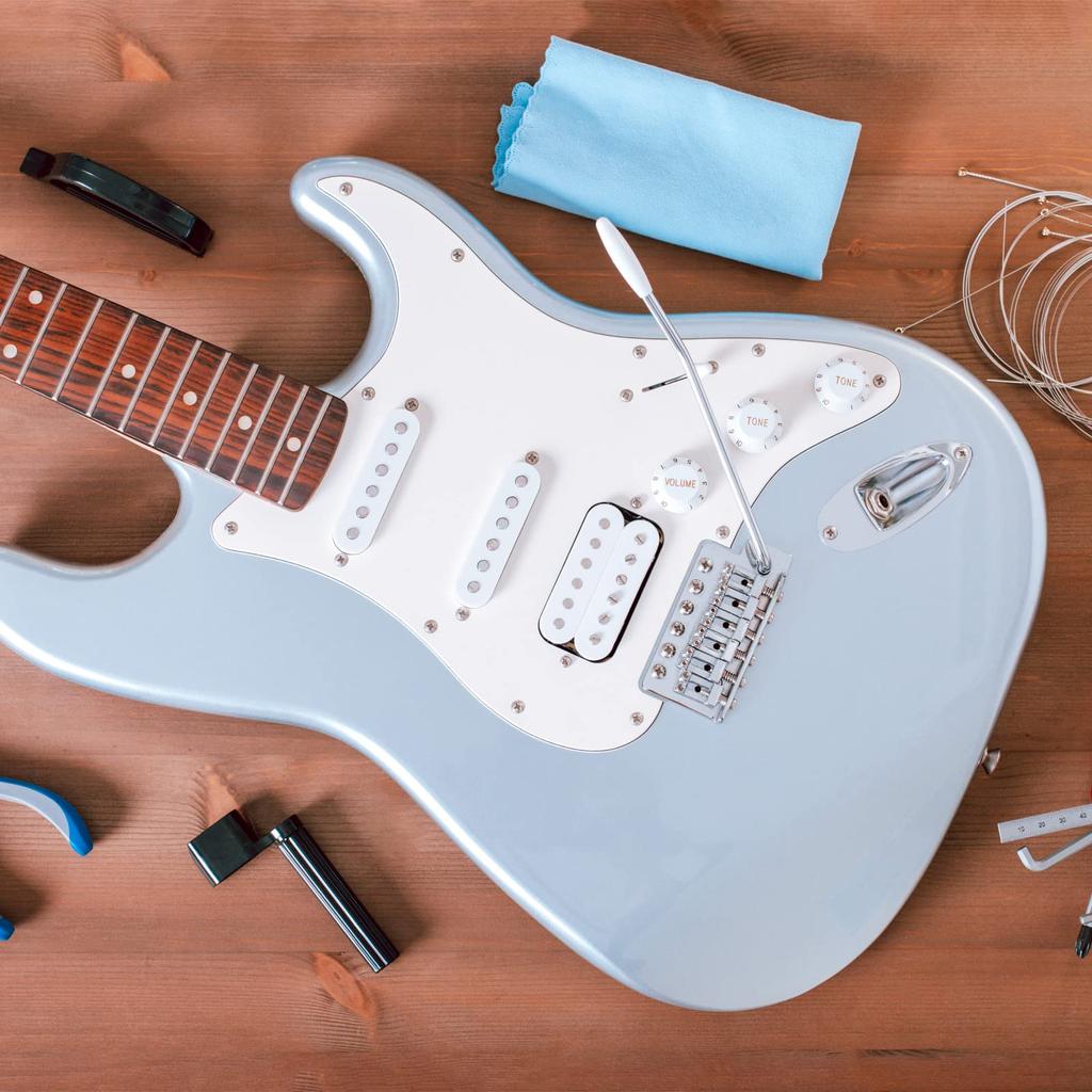 Пластиковый гитарный намотчик PATIKIL, скоростной съемник колков, тюнер для струн гитары, инструмент для замены струн, аксессуары для гитары, черный, 5 шт.