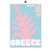 Ибица Тулум Греция Серия Путешествий Настенное Искусство Холст Картина Абстрактные Постеры и Принты Фотографии для Оформления Гостиной в Отеле Баре
