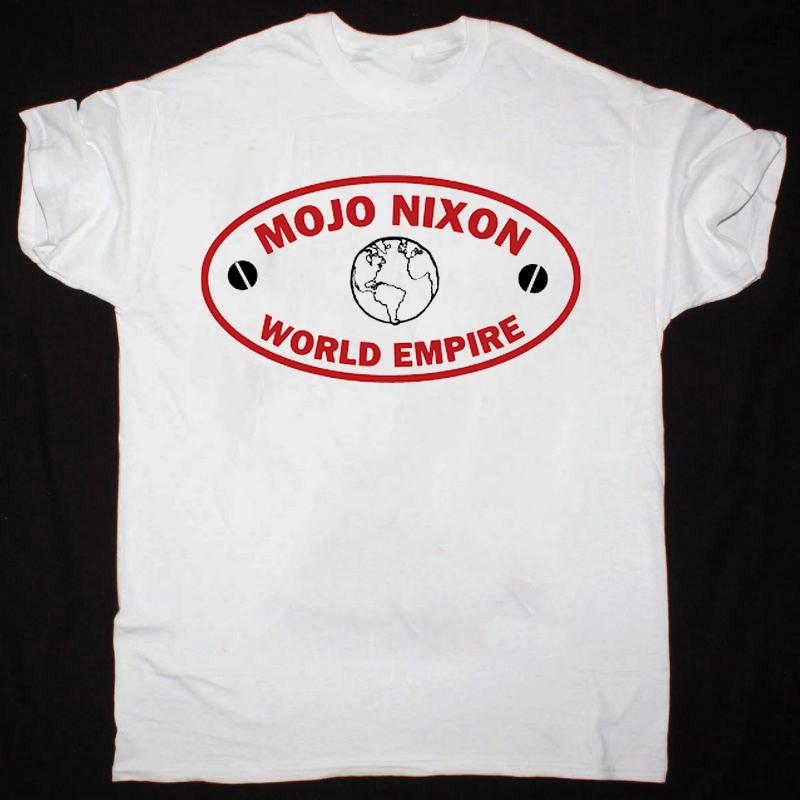 Футболка Mojo Nixon World Empire с коротким рукавом Белая Все размеры Унисекс Футболка Унисекс Футболка