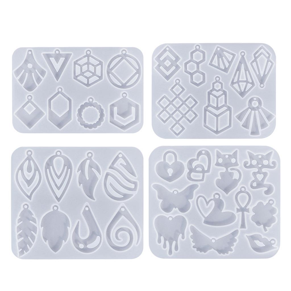 Серьги смоляная форма винтажная подвеска силиконовая форма эпоксидная смола ювелирные изделия формы капля животное амулет DIY форма ювелирные изделия