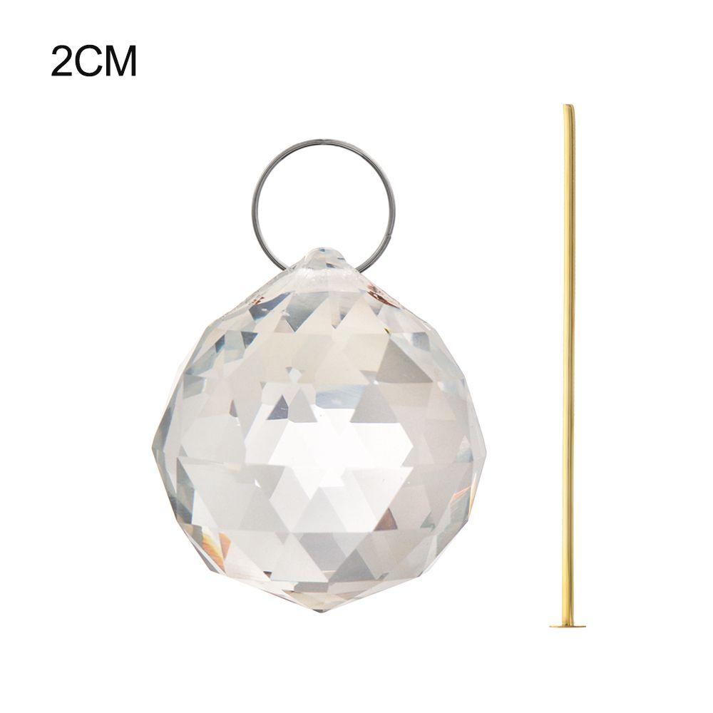5 шт. Люстра Части Искусство Подвесной Граненый Подвеска Прозрачный Хрустальный Шар