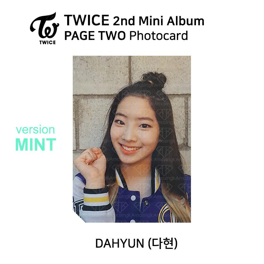 Twice 2-й мини-альбом СТРАНИЦА ВТОРАЯ Фотокарточка НОЯТНАЯ Версия