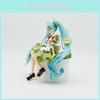 Hatsune Miku Pvc Model Ornament With Four Leaf Clover Style For Desk Decor And Collectible Display