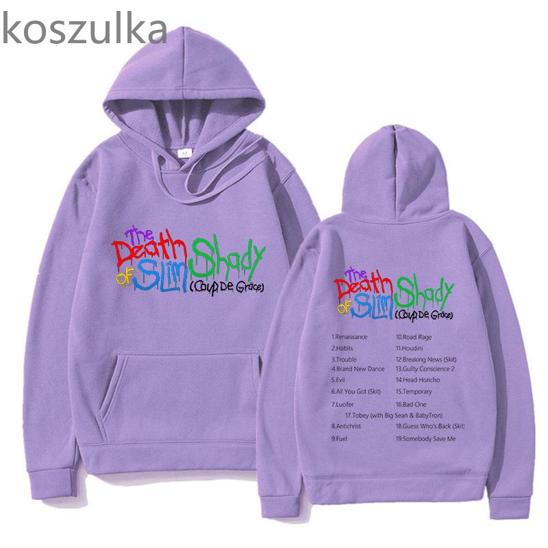Eminem Houdini Tobey Hoodie The Death Of Slim Shady Fans Harajuku Pullover Tops Sweatshirt Autumn Wint Unisex Fashion Streetwear
