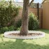 Lawn Edging 20 pcs White 103 x 0.05 x 22 cm Steel