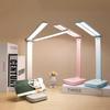 Desk LED Light Bedroom Bedside Light Double Lamp Table Light Eye Protection Rechargeable Folding Student Learning Dedicated