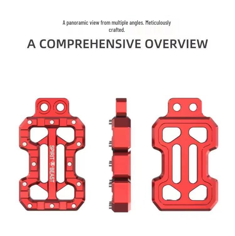 KY500X/525X Aluminum Alloy Brake Pedal Footrest – Enlarged, Anti-Slip Pad