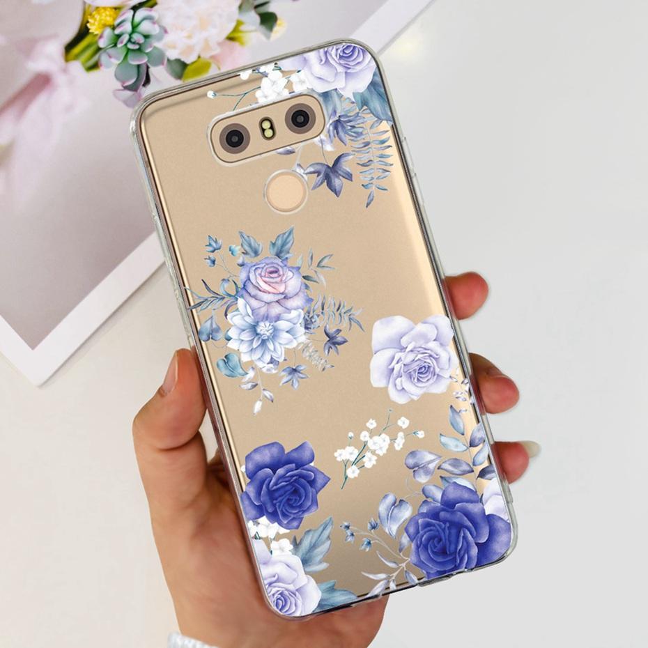 Чехол для LG Q6 Plus H870 H871 G600L G600K G600S Милый Цветочный Кот Узор Мягкий Силикон ТПУ Чехлы для Телефона для LG G6 G 6 G6plus