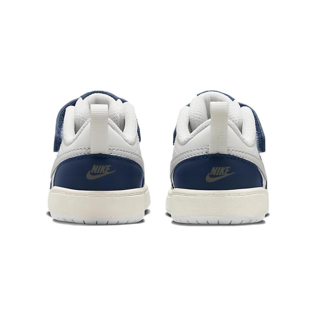 Nike Кроссовки Court Borough Low 2 Низкие для малышей Белые Синие Младенцы и Малыши BQ5453-121
