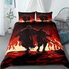 Devilman Duvet Cover Set Without Sheet King Queen Double Full Twin Single Size Bed Linen Set